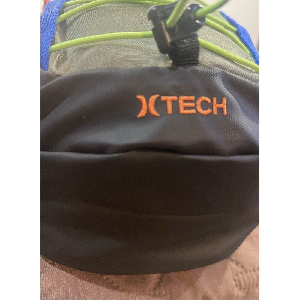 Hurley Tech Crossbody Sling Backpack Bottle Pocket Gray Hiking Travel NWT